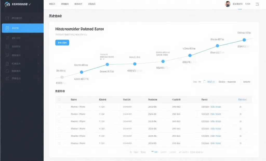 历史开奖归档界面